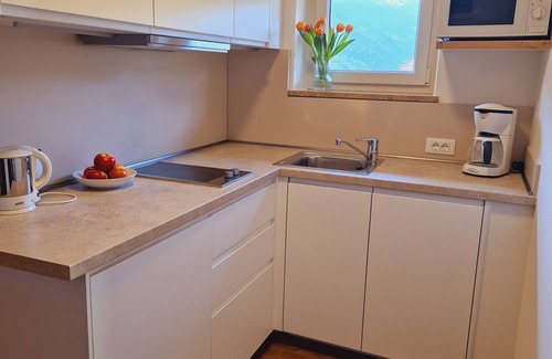 Lagundo Apartment | Holiday Apartment 'Rasnerhof Ferienwohnung Zielspitz' with Moutain View, Balcony & Wi-Fi
