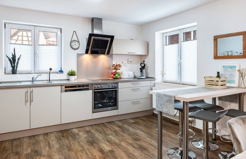 Mimmenhausen Apartment | Holiday Apartment "Salem´s Treasure Manor" with Private Terrace, Shared Garden & Wi-Fi