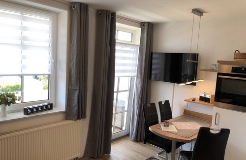 Sassnitz Apartment | Holiday Apartment "Villa Bella Vista - Meerblick 1" with Sea View, Balcony & Wi-Fi