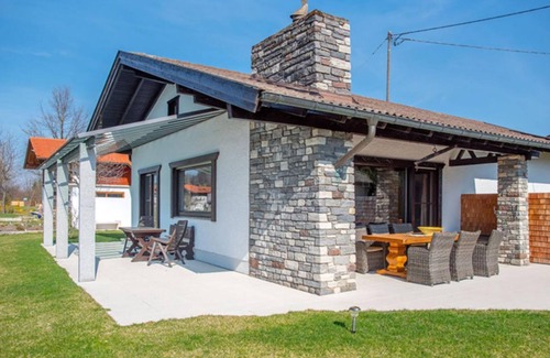 Grassau House | Holiday Home 'Am Moosbach' with Mountain View, Private Terrace and Wi-Fi