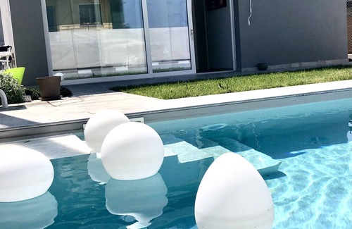 Marotta House | Holiday Home 'Chalet Al Mare' with Private Pool, Private Garden and Air Conditioning