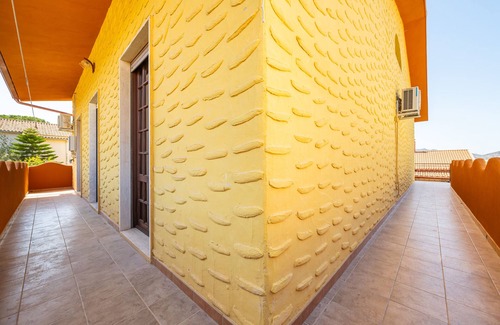 Sarroch House | Holiday Home 'Il Faro' with Private Terrace, Wi-Fi and Air Conditioning