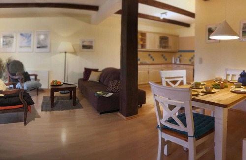 Neuenkirchen House | Holiday home in Neuenkirchen with terrace