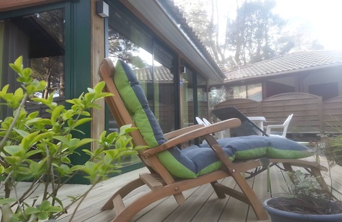 Moliets-et-Maa House | Holiday Home 'Stéphane Le Gac' with Shared Pool, Private Terrace and Wi-Fi