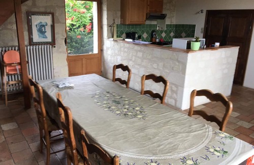 Beaumont-en-Veron House | Holiday house Beaumont en Véron for 1 - 6 persons with 3 bedrooms - Row house