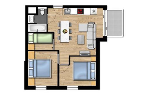 Zeebrugge Apartment | Holiday Suites Zeebrugge