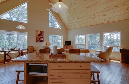 Angel Fire House | Home in the Woods with a Spacious Deck