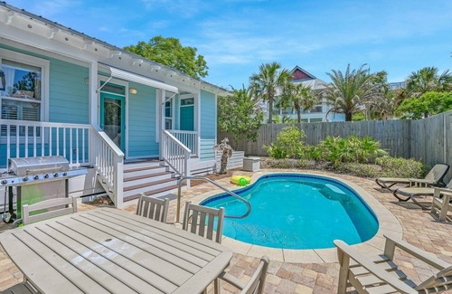 Village of Sugar Beach House | Home with Private Heated Pool 4 Bikes Golf Cart/option, Pet allowed-1 By the Sea