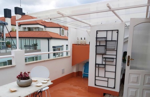 La Coruna Old Town House | Homerez - Big house for 10 ppl. with terrace and balcony at A Coruña