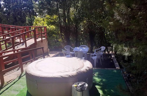 Carbini House | Homerez - Spacious house for 6 ppl. with jacuzzi, garden and terrace at Carbini