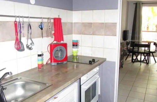 Boucan Canot Apartment | Homerez - Studio 3 km away from the beach for 3 ppl. with terrace at Saint Paul
