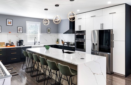 Lower Lawrenceville House | ★ HostWise Stays ★ Rooftop Deck | Garage | EV Charger | Huge Home!