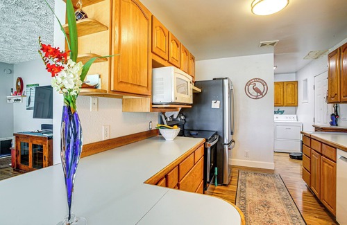 Tumtum House | Hot Tub, Deck & Mtn Views: Nine Mile Falls Duplex