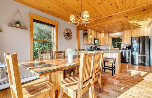 Sunday River Area Cabin | Hot Tub, Huge Game Room, Fire Pit, Sunday River, Mountain Views, Dog Friendly