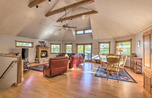 Lake Township House | Hot Tub, Sauna, Fireplace, Dock! Lake Honor Cabin