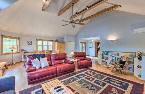 Lake Township House | Hot Tub, Sauna, Fireplace, Dock! Lake Honor Cabin