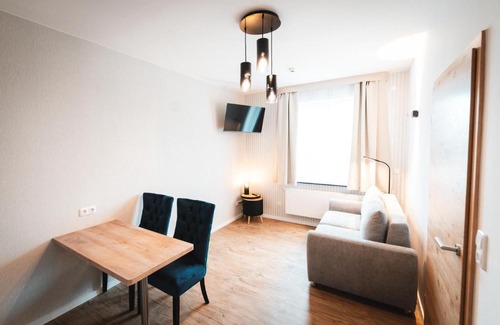 Wittenberge Apartment | Hotel Elbe-Herz-Appartement