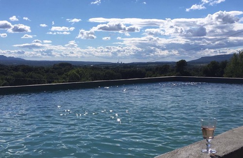 Pourrieres House | House 8/10 people with swimming pool, magnificent view of Ste Victoire