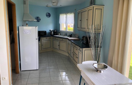 Quiberville House | House on fenced land, sea view, pets allowed.