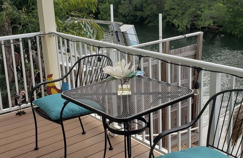 Bay Point House | House with 2 balconies, deck with boat ramp, park nearby