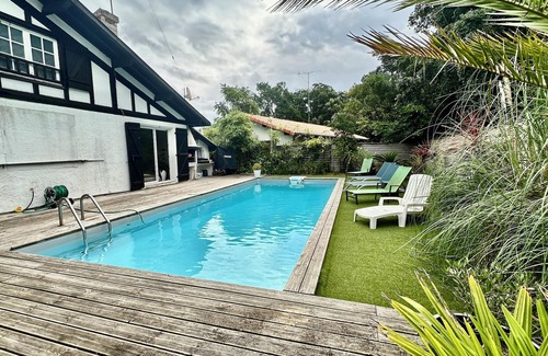 Labenne-Ocean House | House with pool 500 m from the ocean in Labenne
