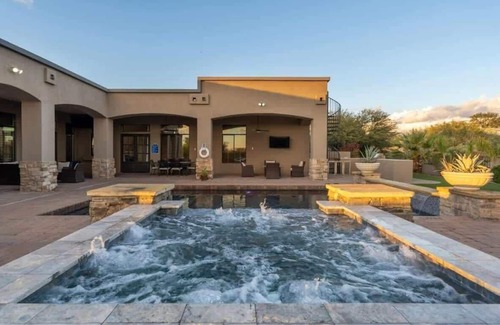 North Scottsdale House | HÓZHÓ Residence on Desert Views: Private Pool, Sport Court, Theatre