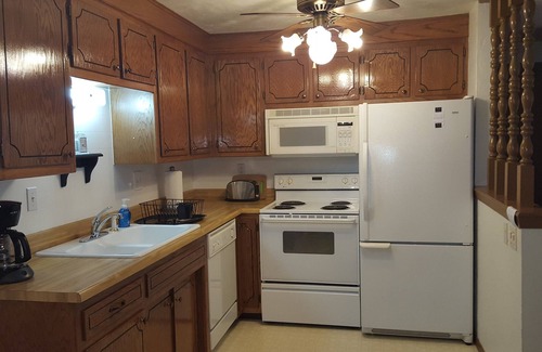 Ashwaubenon Condo | Huge Condo! Private Garage! WiFi. OPEN CONCEPT. Max 1 person, or 1 couple.