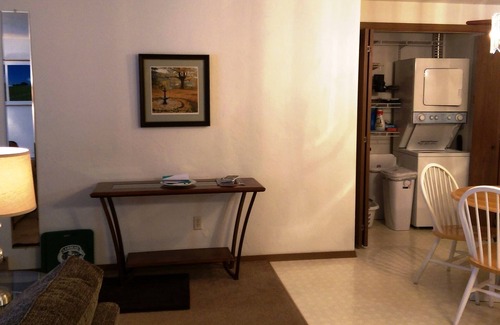 Ashwaubenon Condo | Huge Condo! Private Garage! WiFi. OPEN CONCEPT. Max 1 person, or 1 couple.