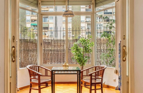 Esquerra de l'Eixample Apartment | Huge historic 5BD with private Terrace!