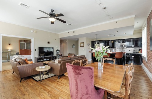 Greenville Downtown Apartment | Huge MAIN ST 2 bd/2 ba Loft, Easy Parking
