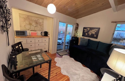 Jacoby Creek House | Humboldt Haven: Gorgeous Home for 10 w Gardens, Firepits, Forest & Bay Views