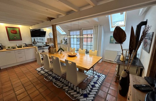 Reithamm Apartment | Huus an`t Koornfeld in Osteel, first floor with garden, near Norden/Norddeich,