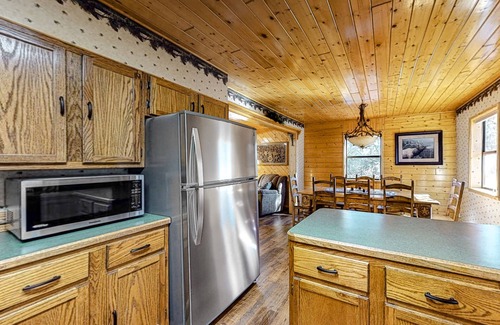 South Fork House | Ideal Gem on the River w/Wood-Burning Fireplace, Spacious Deck, & WiFi
