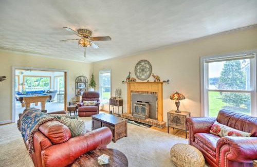 Reedville House | Idyllic Waterfront Home with Game Room and Dock