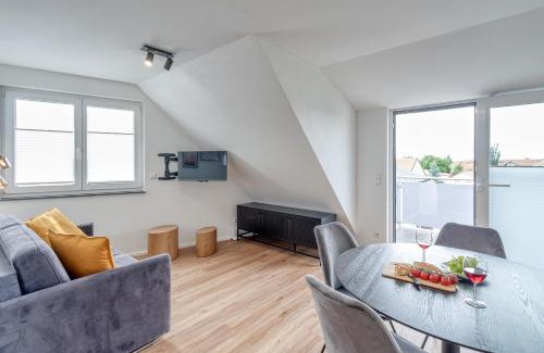 Voehringen Apartment | Iller Homes - 5 x Moderne Fewos je 1bis2 oder 1bis4 Pers mit Küche u Balkon - Parkplätze vorhanden