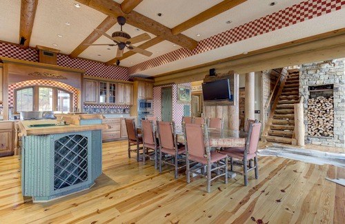 Morganton House | Impressive, Dog-Friendly Cabin w/Mountain Views, Central AC, & Private Hot Tub