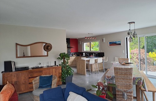 Fouesnant House | In Fouesnant recent spacious and quiet house with garden 2 km from the sea