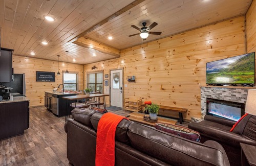 Sevierville Cabin | Indoor Pool | Hot Tub | Nerf Wars | Pet-friendly