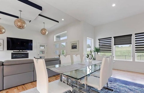Council Bluffs House | Industrialized Modernly Designed Upscale Retreat