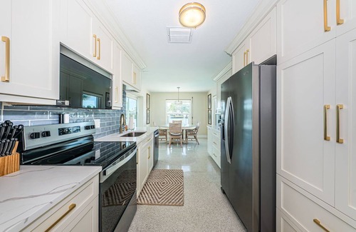 Indian Rocks Beach House | Intercoastal waterfront home with Beautiful Bayside pool
