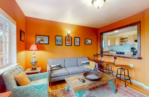 Shelter Cove House | Inviting, dog-friendly home with private hot tub, ocean view, firepit & deck