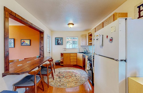 Shelter Cove House | Inviting, dog-friendly home with private hot tub, ocean view, firepit & deck