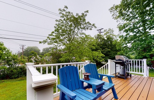 Manset House | Inviting Home with Deck, Picnic Area, Firepit, & Foosball Table, Close to Acadia