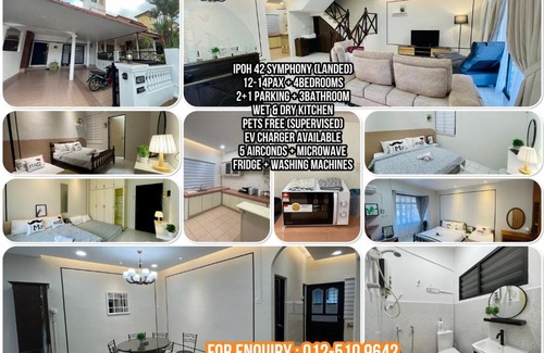 Ipoh House | Ipoh 42 Symphony 12pax 4Bedroom 3bathroom 3carpark