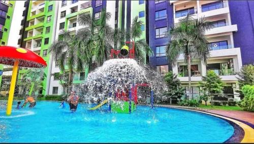 Kampung Kuala Pari Apartment | Ipoh Manhattan Water Park Pool View Cozy Homestay