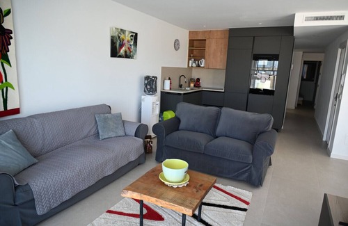 Alhama de Murcia Apartment | Isla de la Luz - mountain and lake views - by OYOOSTAYS