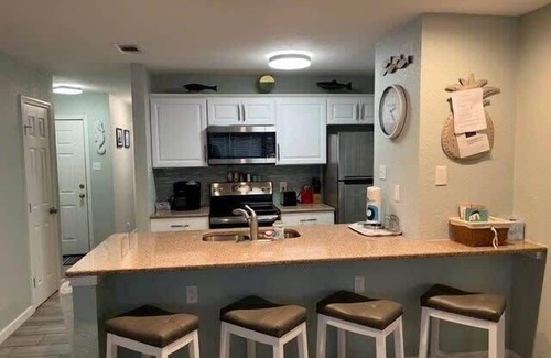 Port Aransas Condo | Island Dunes Condo's-#1105-One Block from Beach.