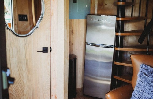 College House | It is a tiny home in the treehouse located in the middle of Fairbanks.