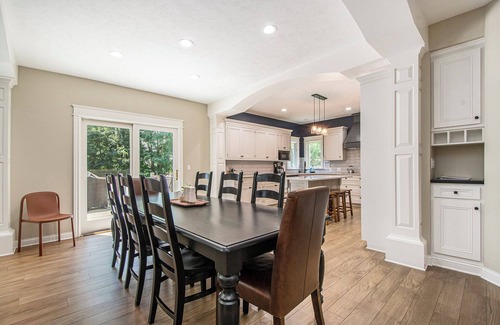 Grandville House | Jackson Woods: Modern Woodland Retreat | Hot Tub + Fall Colors
