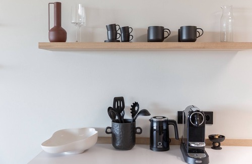 Wenningstedt-Braderup Apartment | Japandi mixes the typical Scandinavian design and Japanese furnishings with the